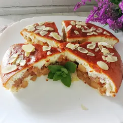 Пп шарлотка с яблоком запечённая в аэрогриле