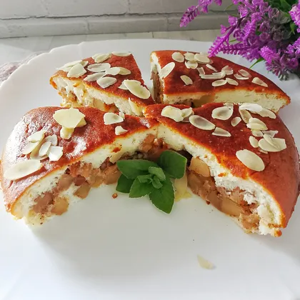 Пп шарлотка с яблоком запечённая в аэрогриле