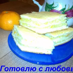 🍋Лимонное пирожное