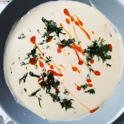 Сливочный крем-суп с мидиями