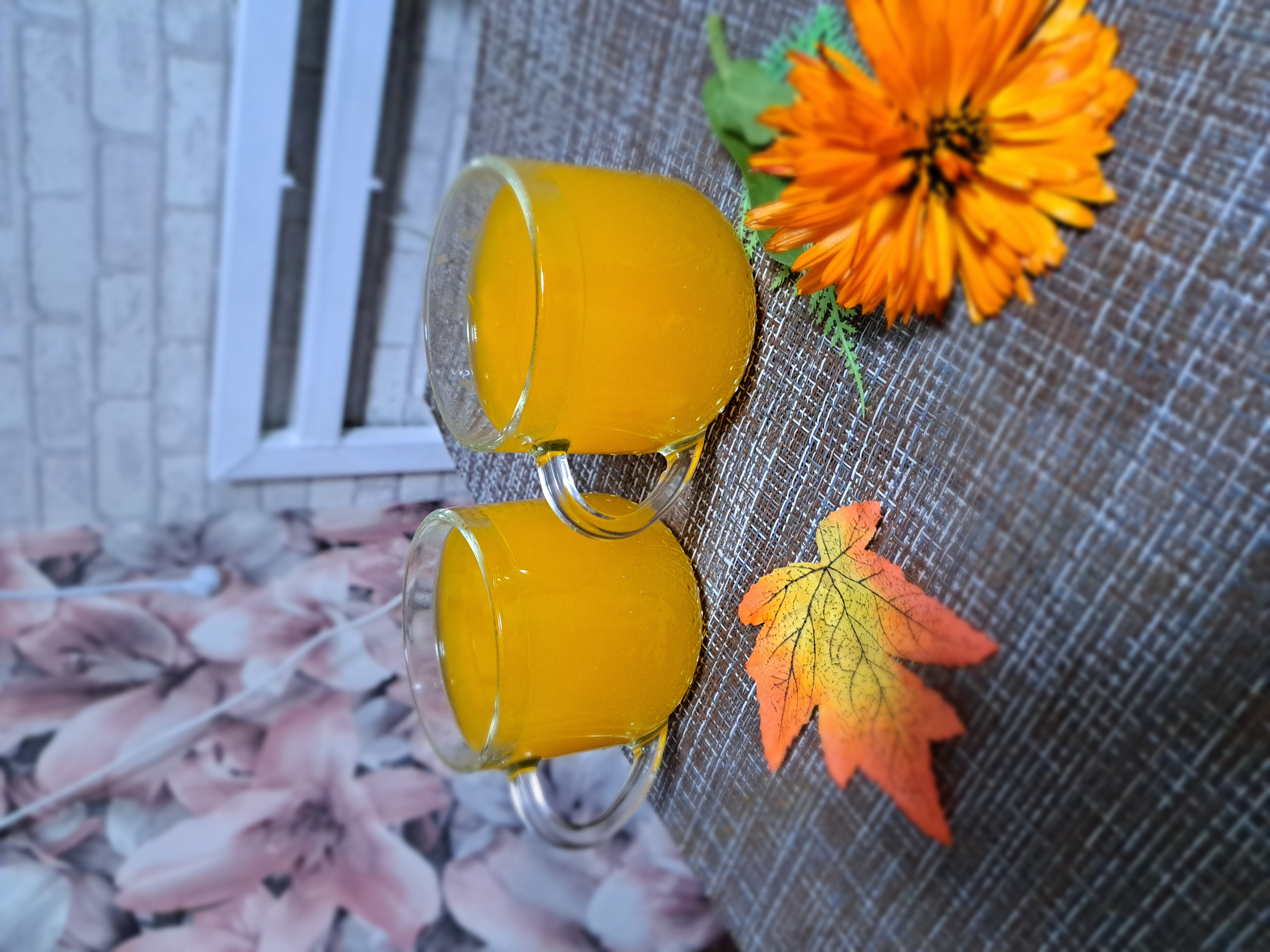 Облепиховый чай с лимоном