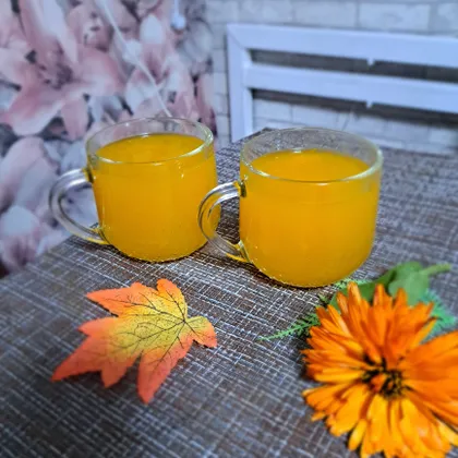 Облепиховый чай с лимоном