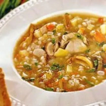 Суп с грибами и перловкой «Краконош»
