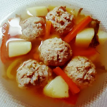 Суп-Гупта (Суп с фрикадельками по - грузински)