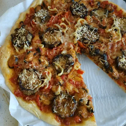 Пицца с баклажанами