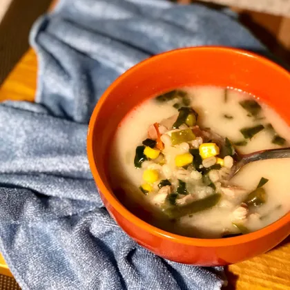 СЛИВОЧНО-КУРИНЫЙ суп с перловкой и овощами