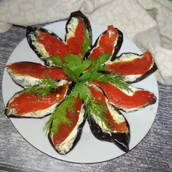 Закуска из баклажанов с болгарским перцем