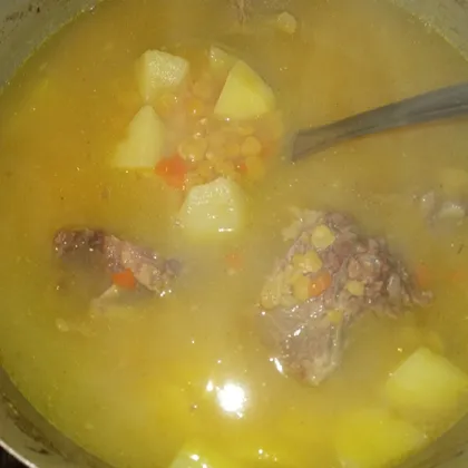 Гороховый суп с говядиной