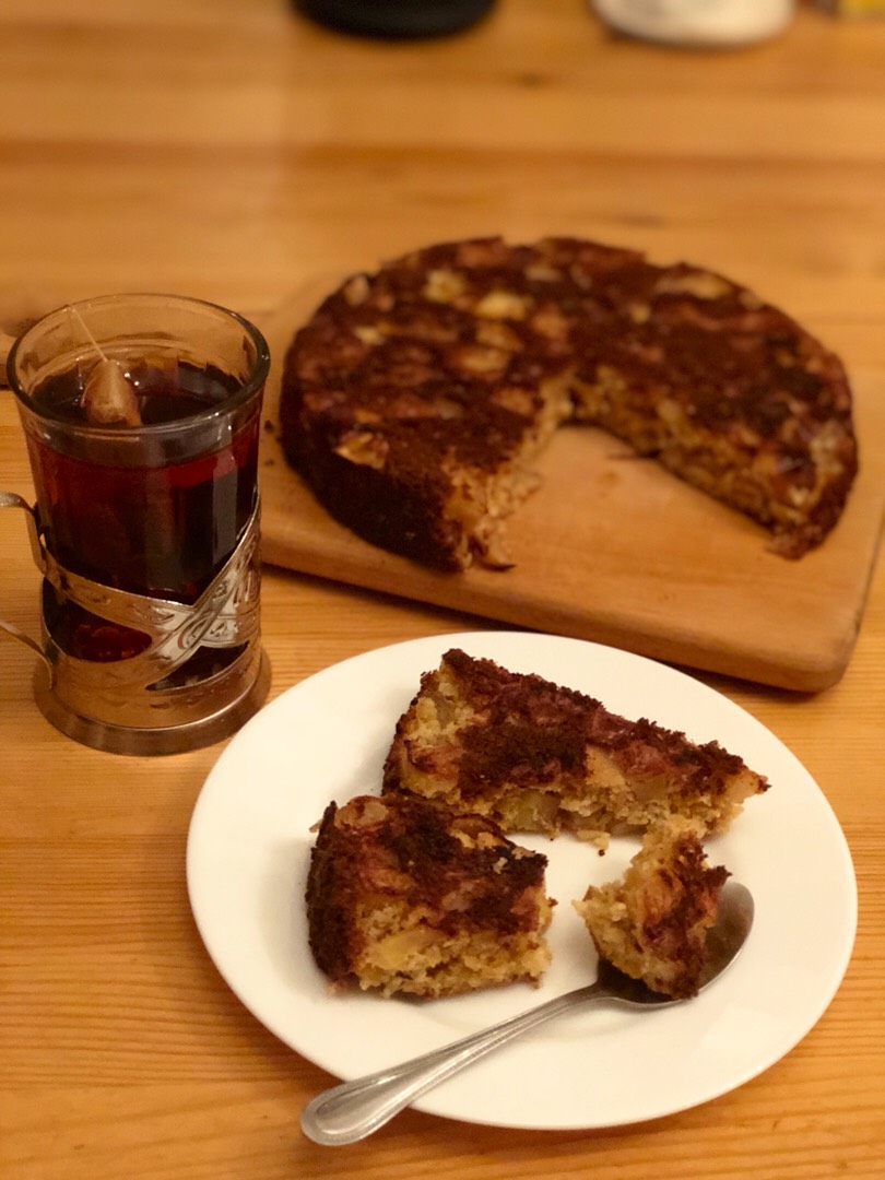 Диетическая шарлотка