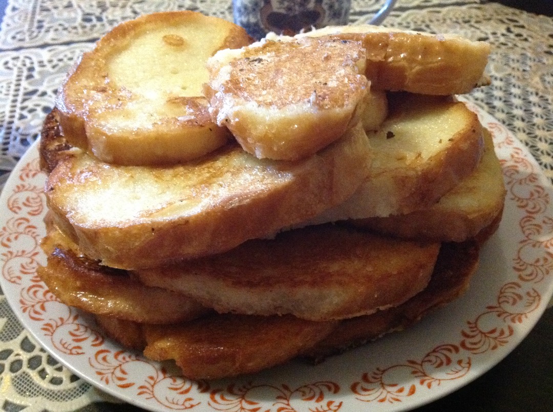 Гренки из белого хлеба в духовке