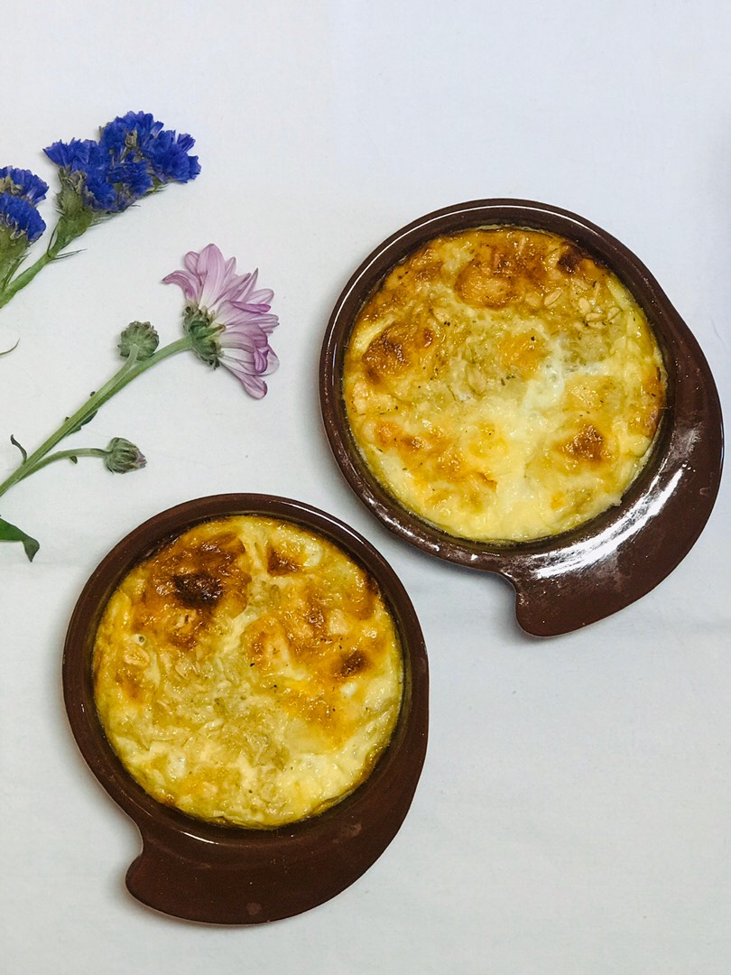 Овсянка запечённая с сыром