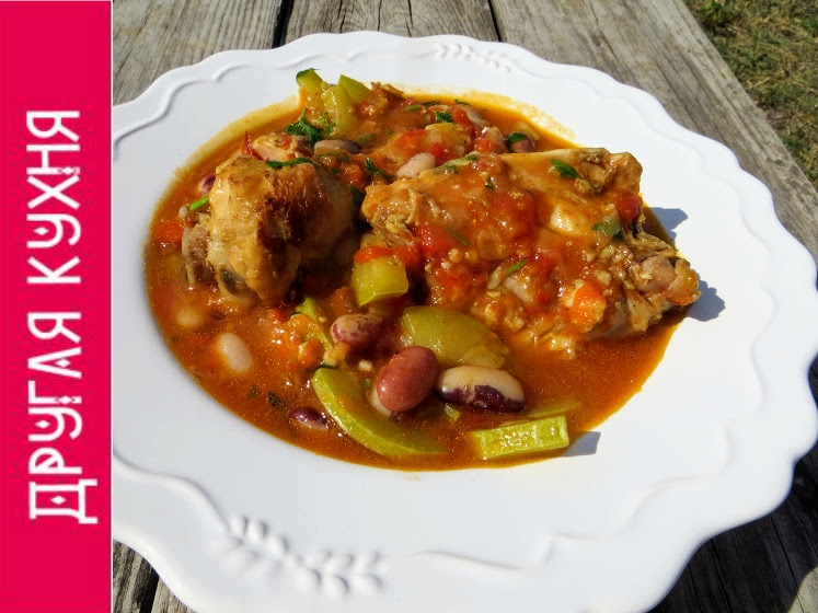 Просто тает во рту - нежнейшая курочка с кабачками в соусе