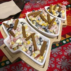 Салат с фасолью