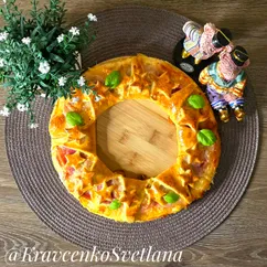 Пирог-венок на праздничный стол