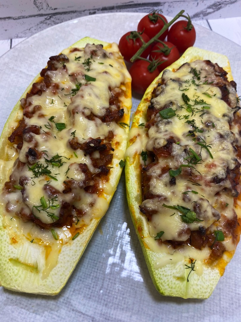 Кабачка фаршированные