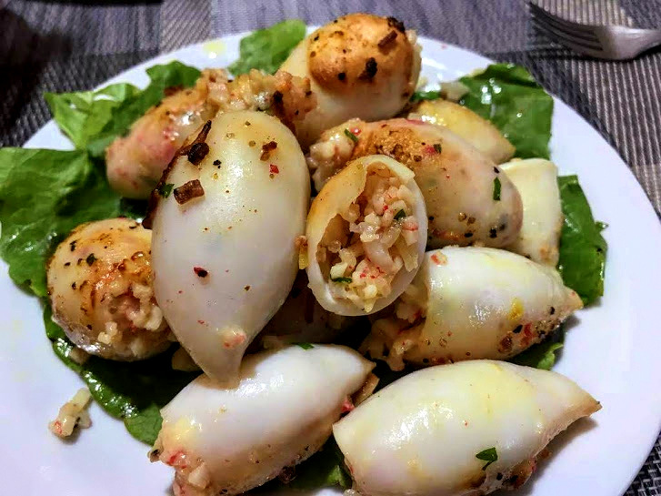Фаршированные кальмары