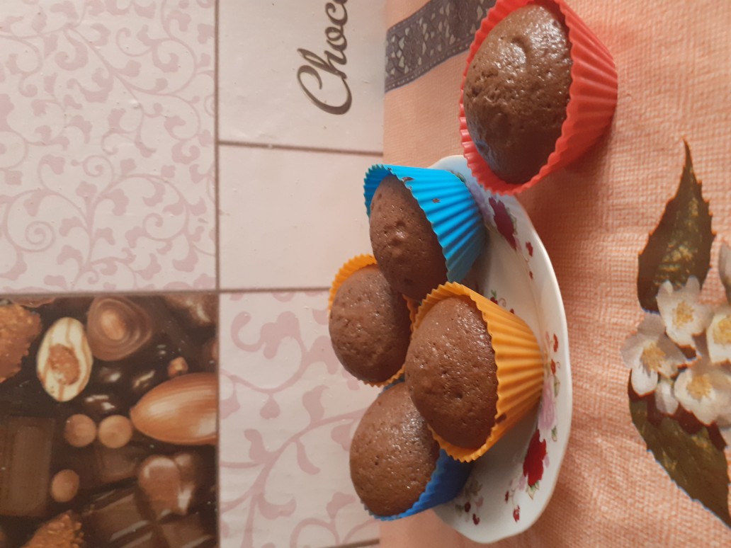 Рецепт шоколадных мини-кексиков к Новому Году