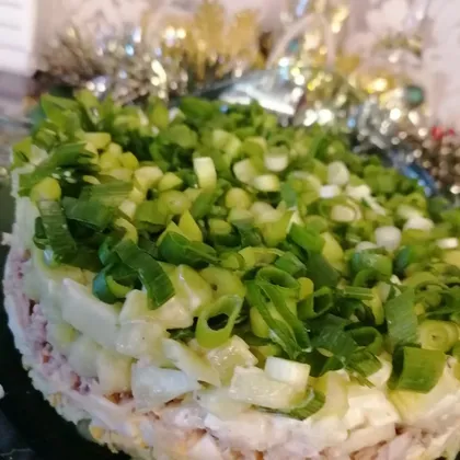 Быстрый новогодний салат