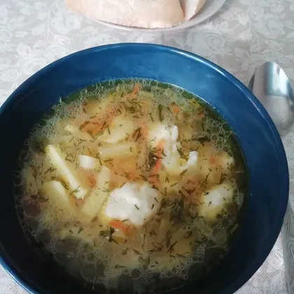 Суп с манными клецками