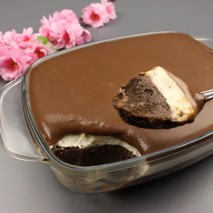 Трехслойный шоколадный  десерт