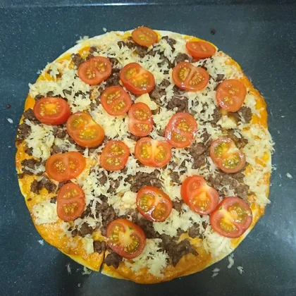 Хэштег #пицца Быстропицца с фаршем 😋😋😋🍕 🍕 🍕