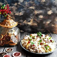 Рождественские феттуччини 🎄🍽🎄🍷🎄