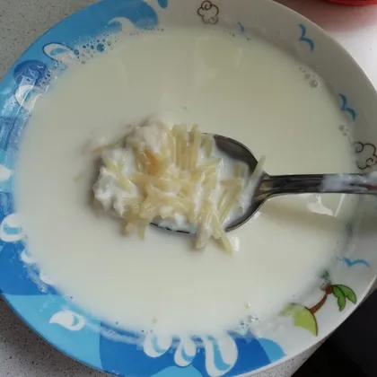 Молочный суп с вермешелькой