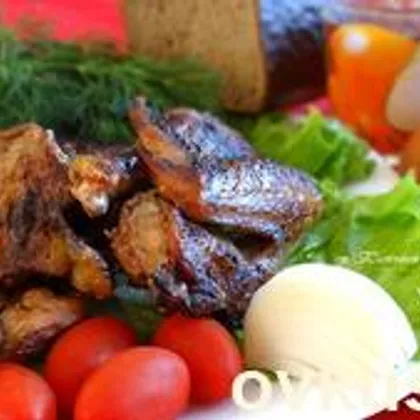 Домашняя курица-гриль в ароматном маринаде