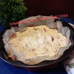 Омлет с творогом 