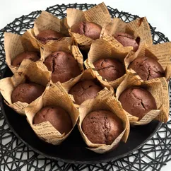 Шоколадные кексы на сметане