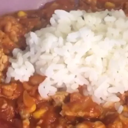 Мексиканский обед с рисом за 20 минут
