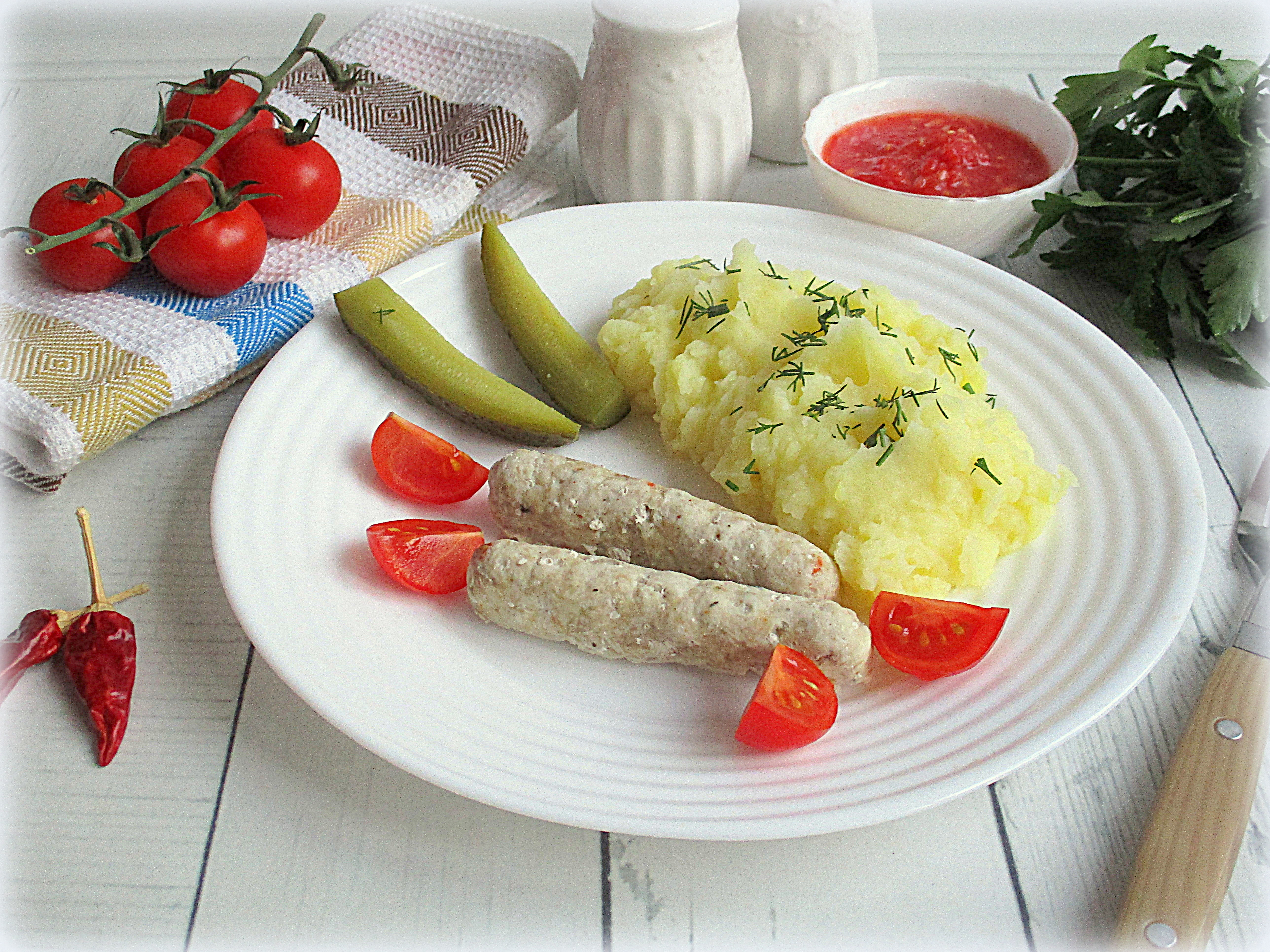 Пикантные домашние сосиски