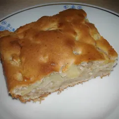 Пирог с яблоками и грецкими орехами🍰