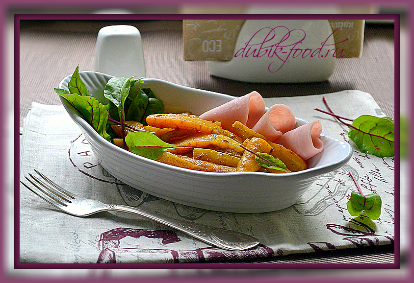 Морковь, томленная с травами