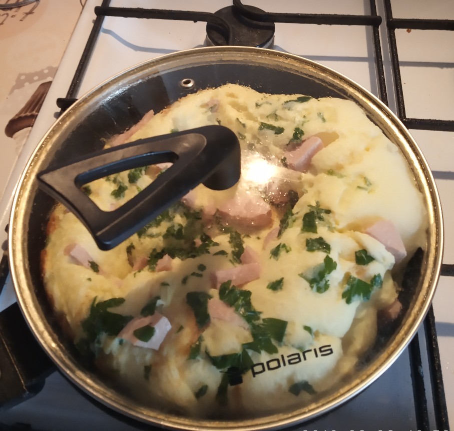 Зелёный омлет