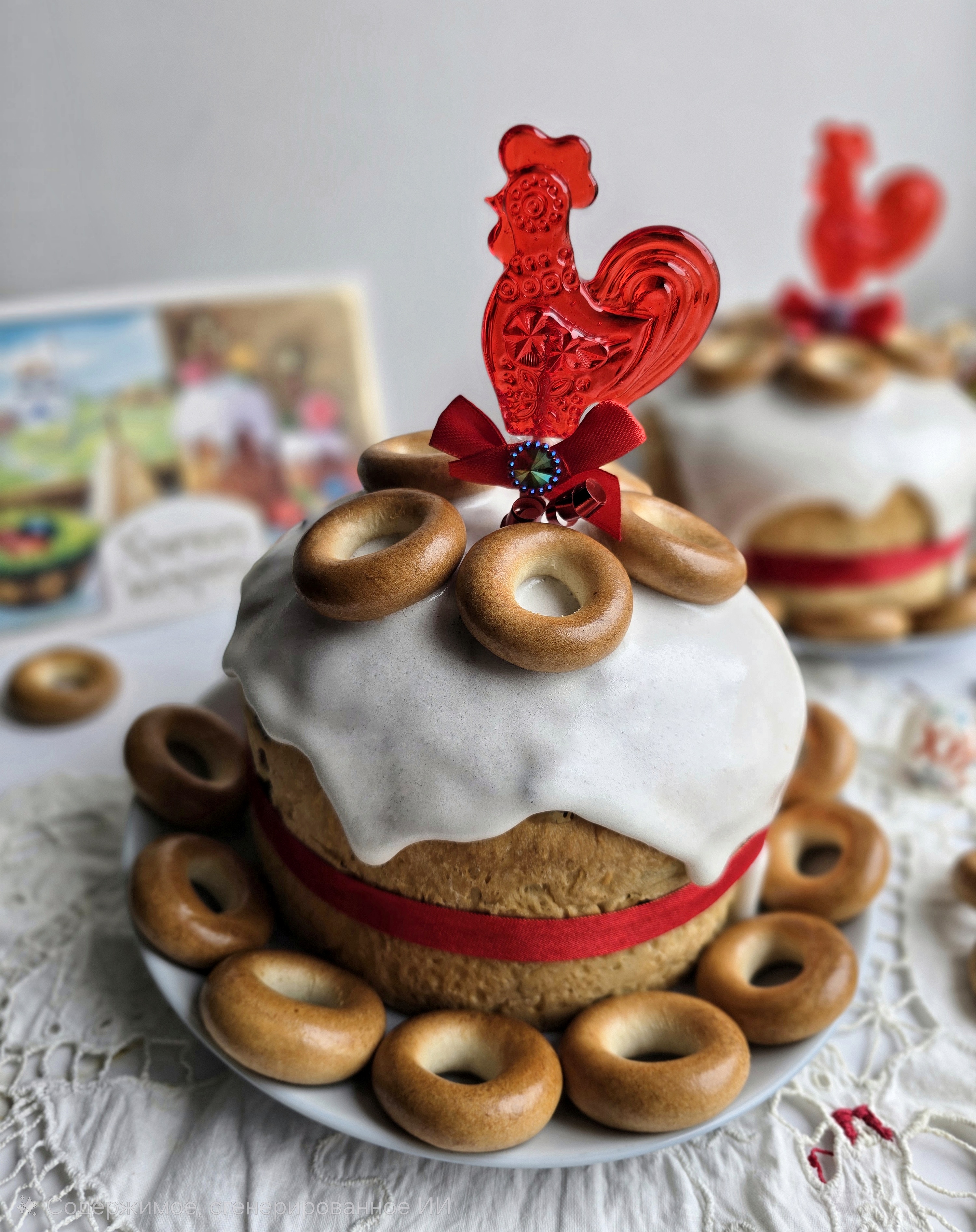 Глазурь для куличей на желатине