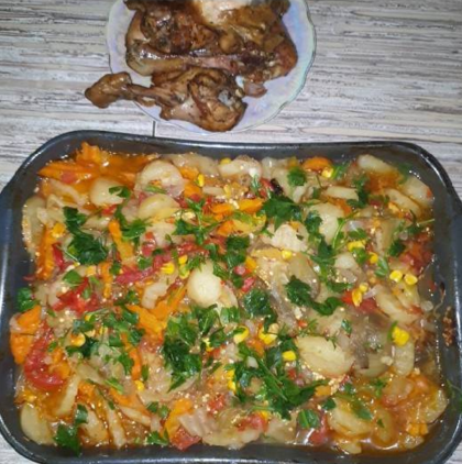 Овощное рагу в духовке