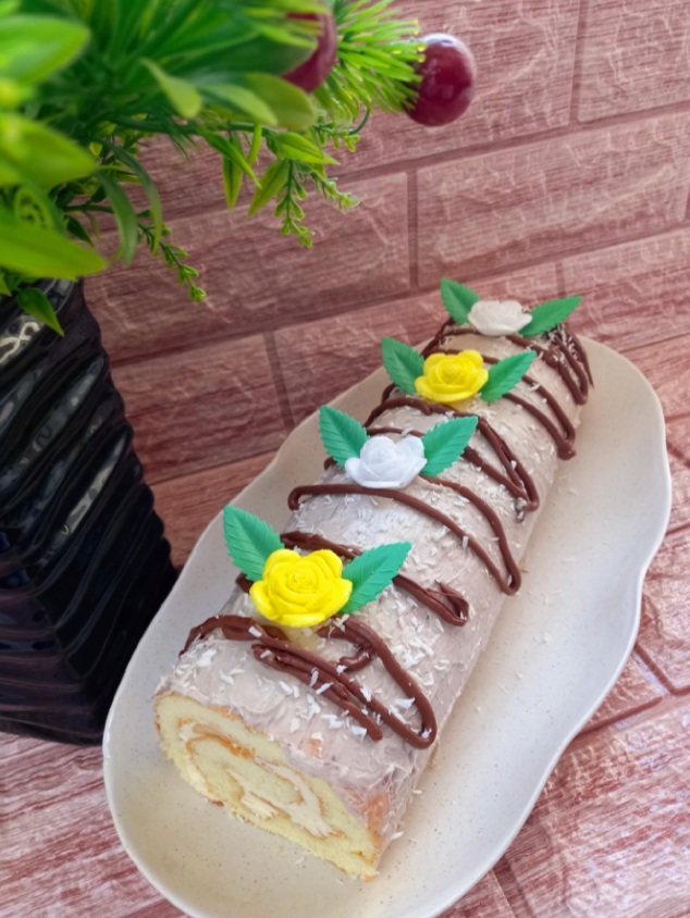 Рулет бисквитный