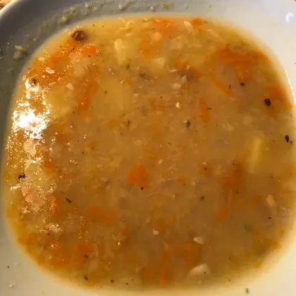 Простой гороховый суп в мультиварке