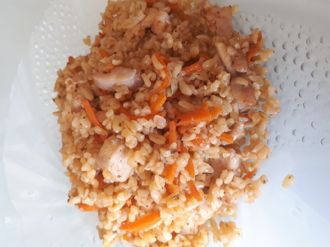 Булгур с курицей (а-ля плов)