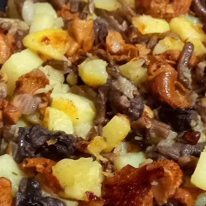 Картошка с грибами