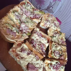 Пицца на батоне 🤗🍕