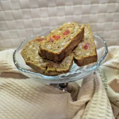 Постный кекс на фруктовом пюре 