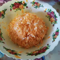 Морковь с яйцом