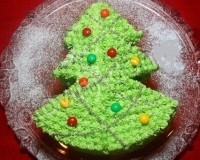 Торт бисквитный «Новогодняя ёлочка»