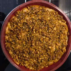 Яблочный пирог с грецкими орехами