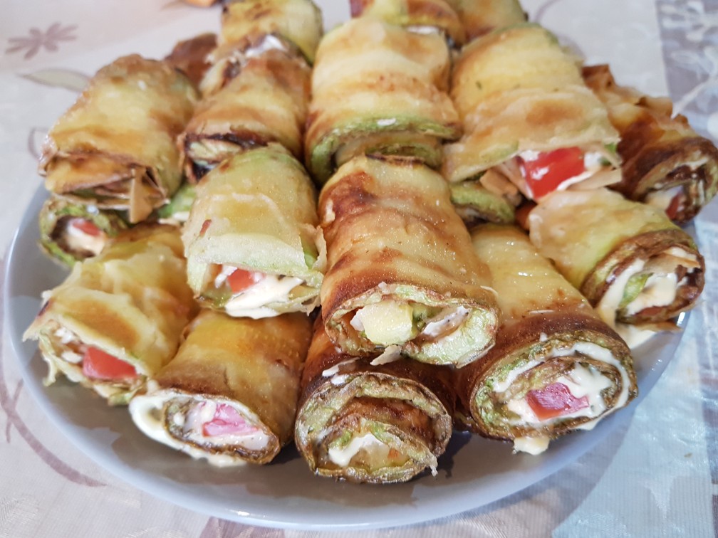 Рулетики из цукини