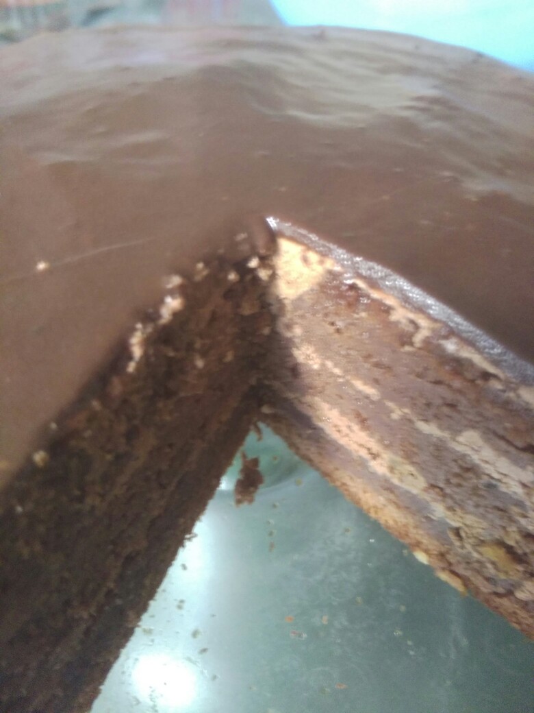 Шоколадный торт с шоколадным кремом