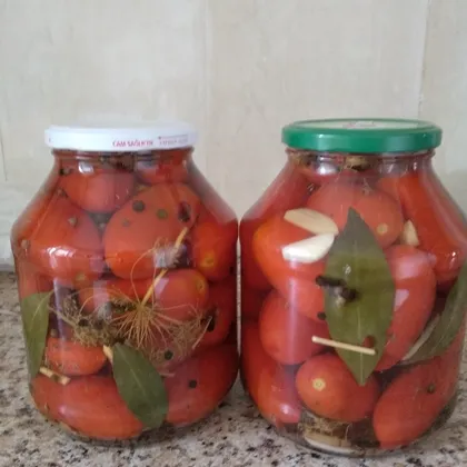 Маринованные мясистые помидоры #заготовки