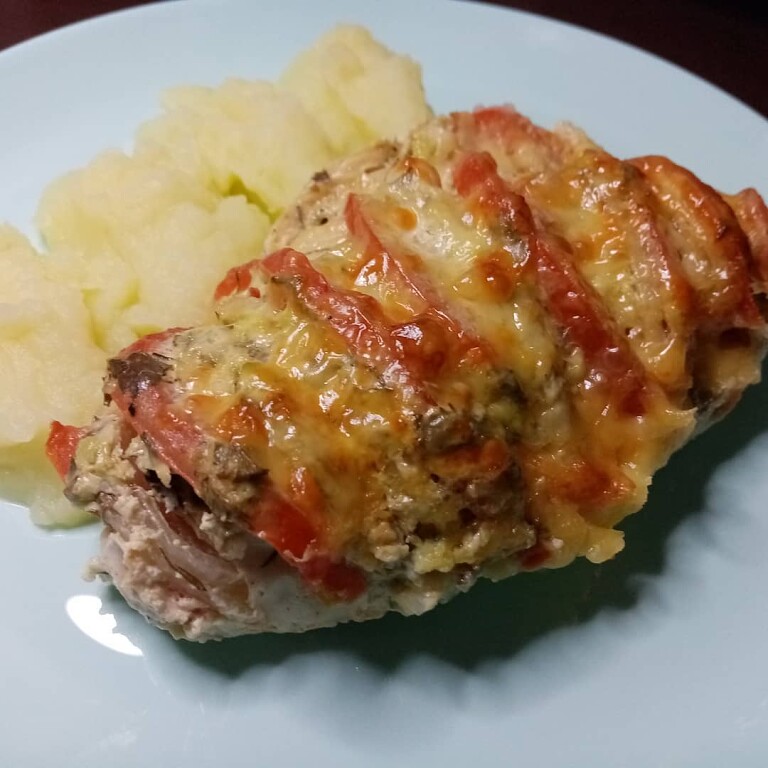 Картошка гармошка с мясом в фольге в духовке рецепт